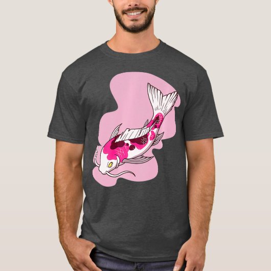 Vrouwen Aziatische Koi Fish Japans Premium T-shirt (Voorkant)