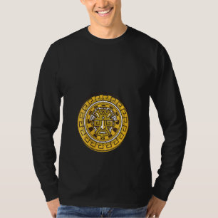 Vrouwen Azteekse symbool oude etnische mensen Civi T-shirt