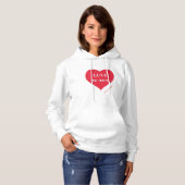 Vrouwen Basic Hooded Sweatshirt Gepassioneerd (Voorkant volledig)