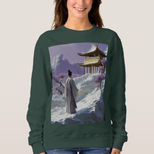Vrouwen Basic Sweatshirt - Serenity in Motion