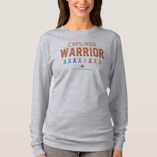 Vrouwen Basic T-shirt met Lange Mouwen (Voorkant)