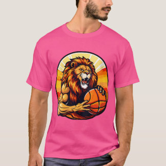 Vrouwen Basketbal Leeuw T-shirt