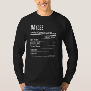 Vrouwen Baylee Voedingsfeiten Dienende Maat Calo T-shirt