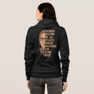 Vrouwen behoren tot alle plaatsen waar beslissinge hoodie