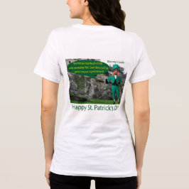 Vrouwen Bella t-shirt. Gelukkige St. Patrick's Day Tri-Blend Shirt