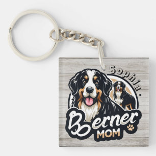 Vrouwen Berner Mam - Berner Mountain Dog Mam Gift Sleutelhanger