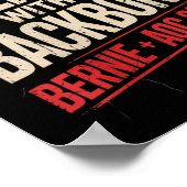 Vrouwen Bernie Sanders en AOC 2028 voor President  Poster (Hoek)