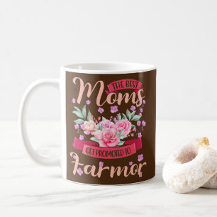 Vrouwen Best Moms Promoted Farmor Grandma Mothers Koffiemok