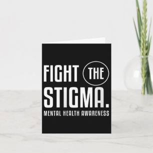 Vrouwen bestrijden het stigma - bewustzijn van gee kaart