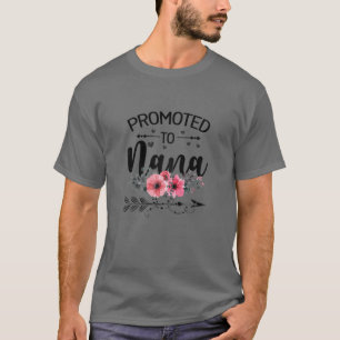 Vrouwen bevorderd tot Nana 2022 Funny New Nana moe T-shirt