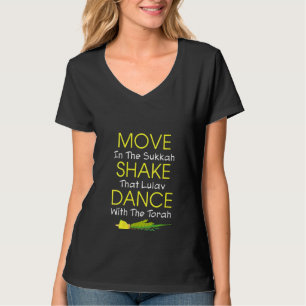 Vrouwen bewegen in de Sukkah Shake die Lulav danse T-shirt