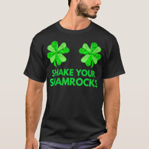 Vrouwen bijpassend paar schudden je shamrocks op p t-shirt