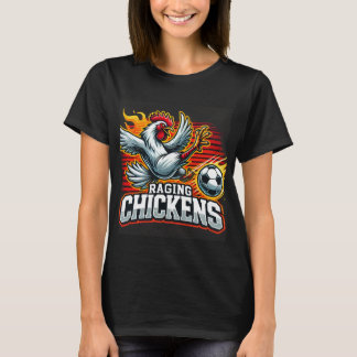 Vrouwen Black Raging Chickens Shirt
