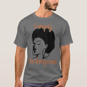 Vrouwen Blacknificant Afro Melanin African Pride B T-shirt