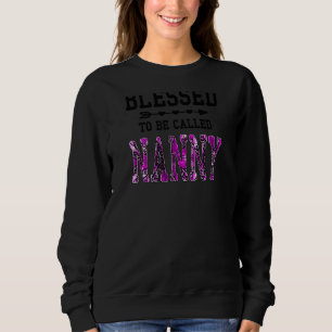 Vrouwen Blessed heet Nanny Moederdag fl Trui