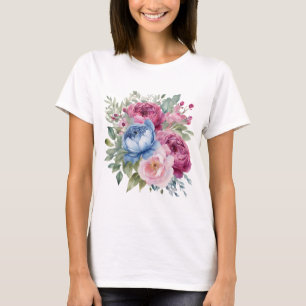 Vrouwen Bloemen T-shirt