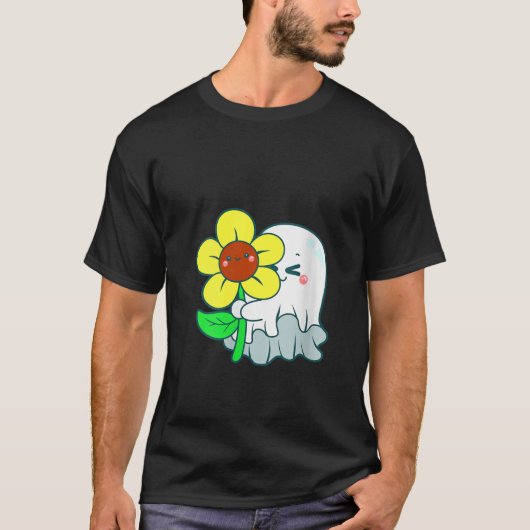 Vrouwen Boo Bloem Verjaardag Meisje Tweeling Coque T-shirt (Voorkant)