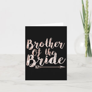 Vrouwen broer van de bruid bruidegom bruiloft Bach Kaart