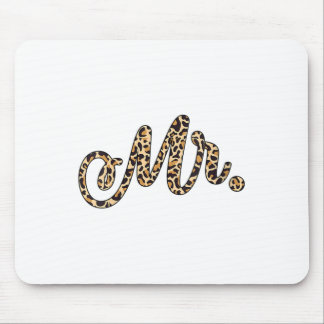 Vrouwen Bruid Bruidegom Mr. Leopard Print Wedding  Muismat