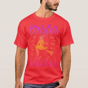 Vrouwen Bruid Heksen Halloween Bachelorette Feest T-shirt