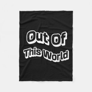 Vrouwen buiten de galaxy kosmische vibes inwendig fleece deken