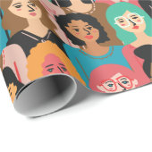 Vrouwen Cadeaupapier (Rol Hoek)