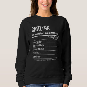 Vrouwen Caitlynn Nutritional Facts Serving Size Ca Trui