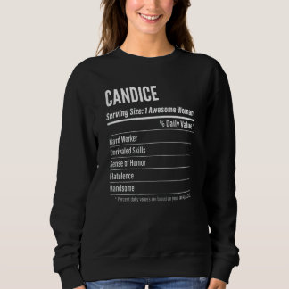 Vrouwen Candice Nutritional Facts Serving Size Cal Trui
