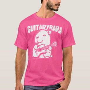 Vrouwen Capybara Gitarist - Instrument Gitaar Acou T-shirt