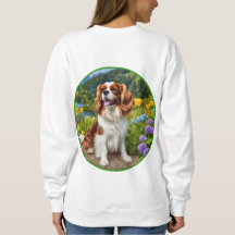 Vrouwen Cavalier Schattige Hondensweatshirt Hershe