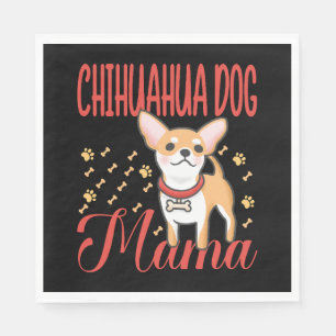 Vrouwen Chihuahua Hond Mam Servet