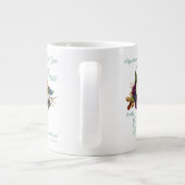 Vrouwen Christelijke Bijbel Verse Vrede en Goede Extra Grote Beker (Achterkant)