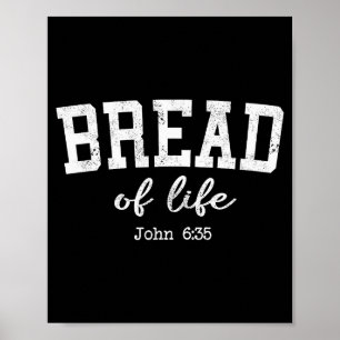 Vrouwen Christelijke Shirts Brood Van Leven Johann Poster