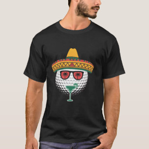 Vrouwen Cinco de Mayo Golfbal Met Sombrero Margar T-shirt