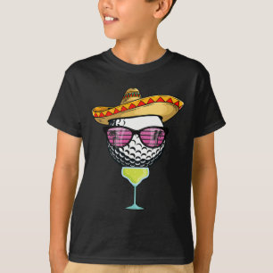 Vrouwen Cinco De Mayo Golfbal Met Sombrero Margar T-shirt