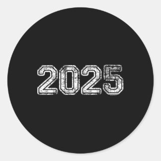 Vrouwen CL van 2025 Shirt Afstuderen Gift Haar Mei Ronde Sticker