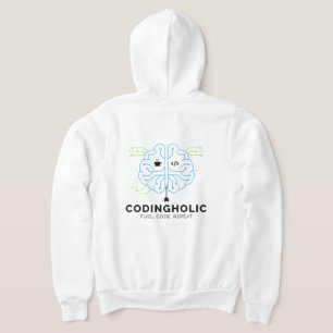 Vrouwen Clean Tech Brain Codering Grafisch Voor IT Hoodie