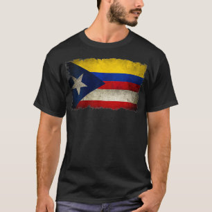 Vrouwen Colombiaans Puerto Rican Boricua Paisa Rol T-shirt