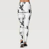 Vrouwen compressie leggings Bushido Karate (Achterkant)