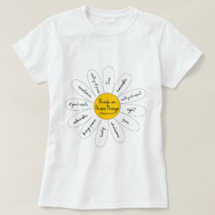Vrouwen Daisy Filippenzen 4:8 T-shirt