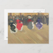 Vrouwen dansen het blik-kan briefkaart (Voorkant / Achterkant)