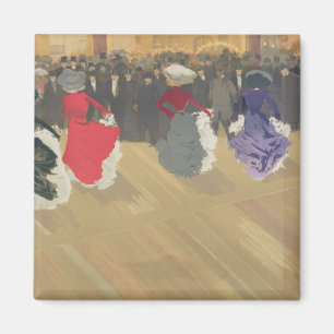 Vrouwen dansen het blik-kan magneet