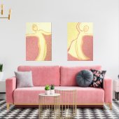 Vrouwen dansen muurkunst sets (Woonkamer)
