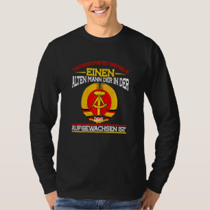 Vrouwen DDR Ossi Oost-Duitsland Idee Mannen T-shirt
