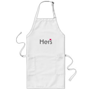 Vrouwen de helft van Zijn en Hers die apron-set me Lang Schort