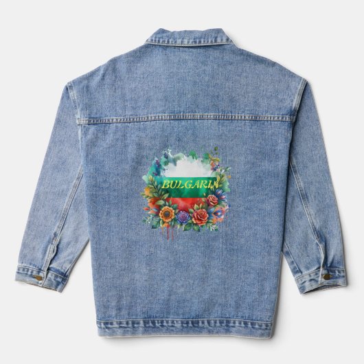 Vrouwen Denim Jas - Bulgarije Jacket (Achterkant)