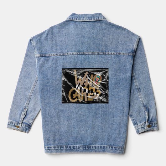 Vrouwen denim jas jacket (Achterkant)