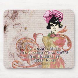 Vrouwen denken aan digitale collage muismat