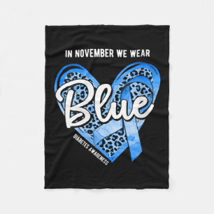 Vrouwen Diabetes Bewustzijn In November We Draag B Fleece Deken