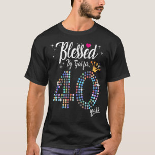 Vrouwen die door God zijn geblesseerd voor 40 jaar T-shirt